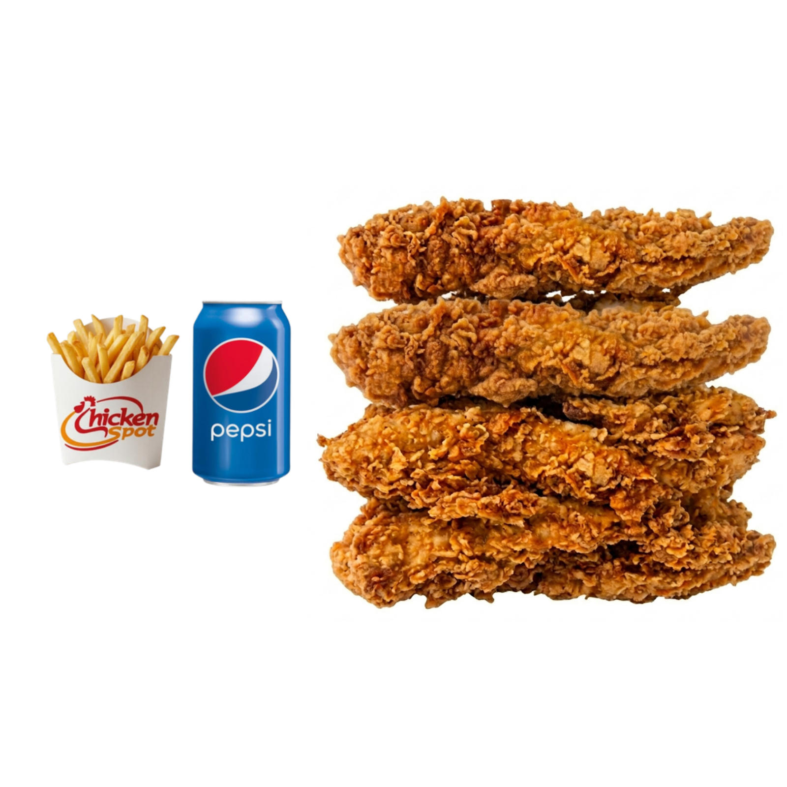  4 Pcs Chicken Strips